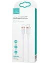 Kabel USAMS U63 USB-C na Lightning 1,2m 20W PD Fast Charge biały/white SJ484USB02