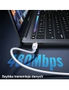 Kabel USAMS U63 USB-C na Lightning 1,2m 20W PD Fast Charge czarny/black SJ484USB01