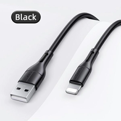 Kabel USAMS U68 lightning 2A Fast Charge 1m czarny/black SJ500USB01