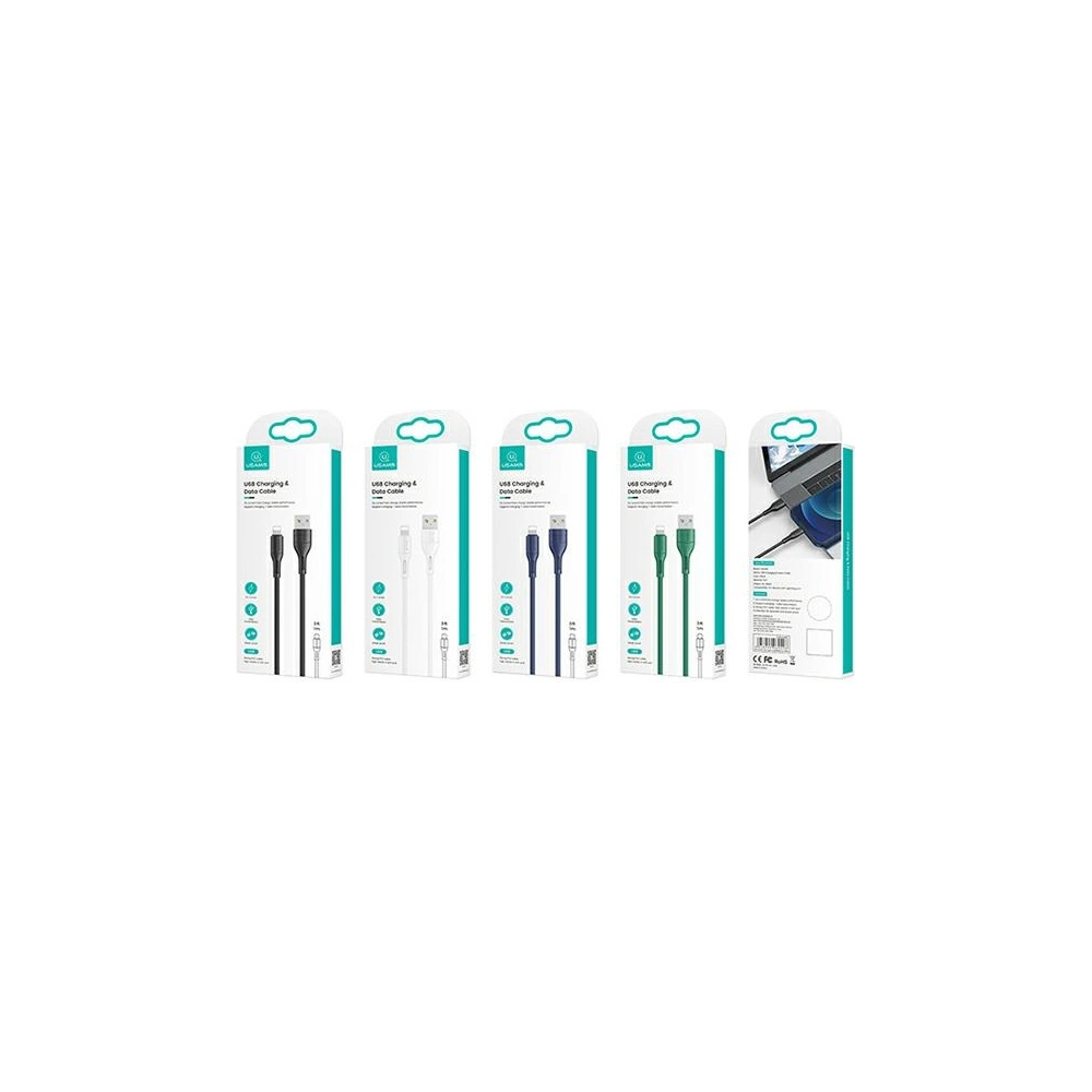 Hurtownia GSM - Kabel USAMS U68 lightning 2A rychlé nabíjení 1m modrý/blue SJ500USB03 - USA412BLU - {ean13} - Hurt