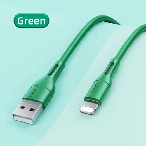 Kabel USAMS U68 lightning 2A Fast Charge 1m zielony/green SJ500USB04