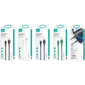 Hurtownia GSM - Kabel USAMS U68 lightning 2A Fast Charge 1m zielony/green SJ500USB04 - USA413GRN - {ean13} - Hurt