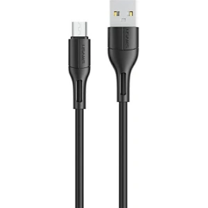 Wholesale USAMS Cable U68 microUSB 2A Fast Charge 1m black SJ502USB01 (US-SJ502) - USA415BLK - {ean13} - Hurt
