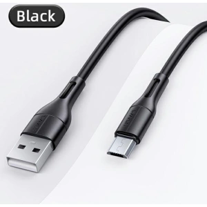 Wholesale USAMS Cable U68 microUSB 2A Fast Charge 1m black SJ502USB01 (US-SJ502) - USA415BLK - {ean13} - Hurt