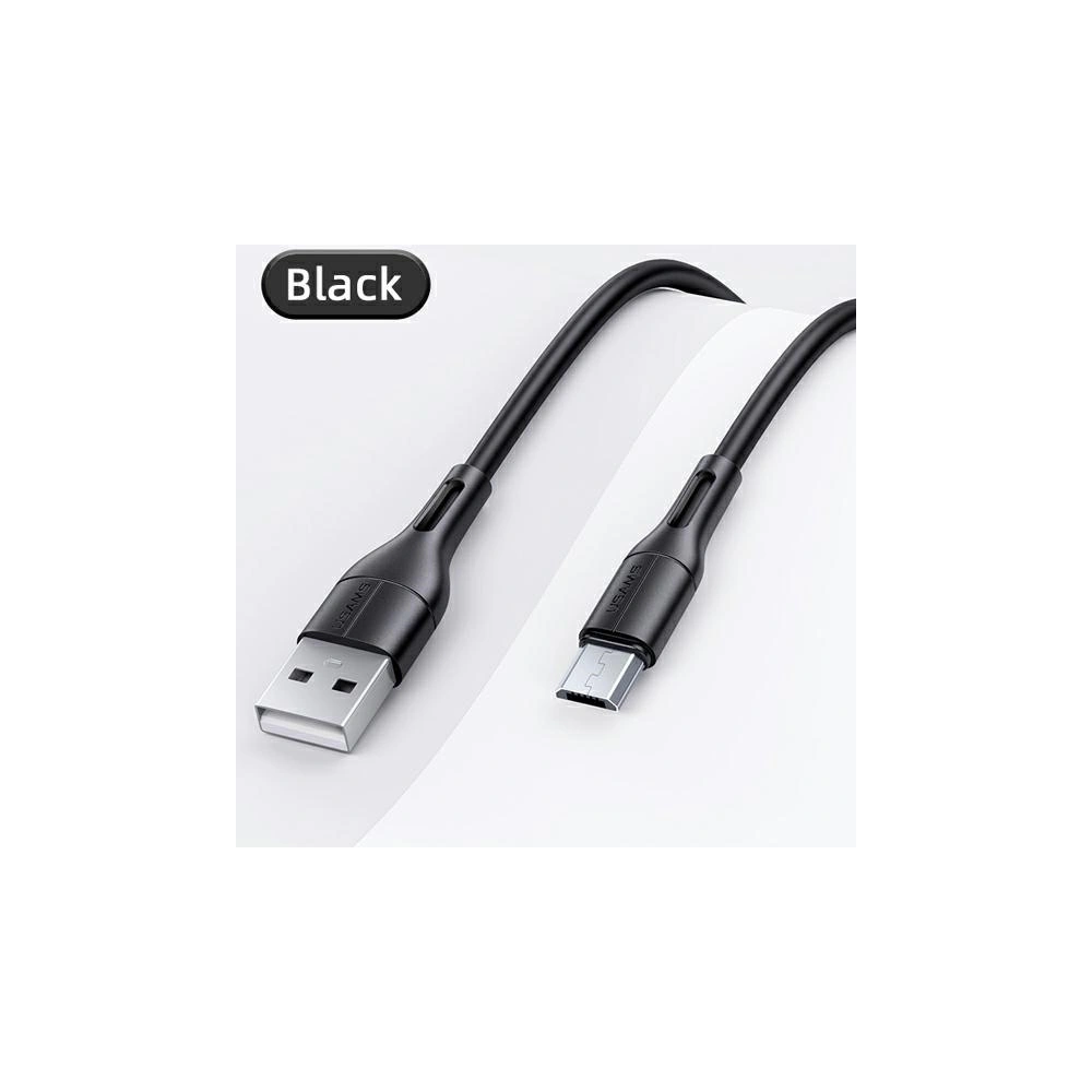 Hurtownia GSM - Kabel USAMS U68 microUSB 2A rychlé nabíjení 1m černý/black SJ502USB01 - USA415BLK - {ean13} - Hurt
