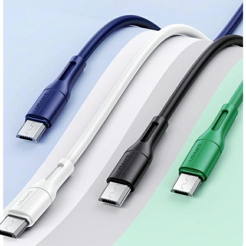 Kabel USAMS U68 microUSB 2A Fast Charge 1m niebieski/blue SJ502USB03