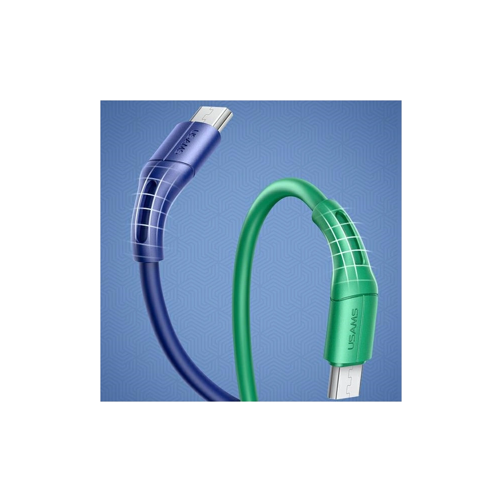 Hurtownia GSM - Kabel USAMS U68 microUSB 2A Fast Charge 1m modrý/blue SJ502USB03 - USA416BLU - {ean13} - Hurt