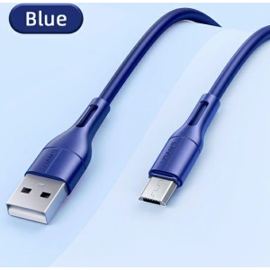 Wholesale USAMS Cable U68 microUSB 2A Fast Charge 1m blue SJ502USB03 (US-SJ502) - USA416BLU - {ean13} - Hurt