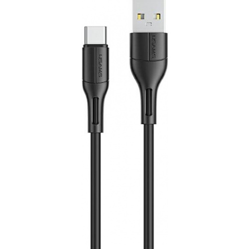 Usams Distributor - 6958444969466 - USA419BLK - USAMS Cable U68 USB-C 2A Fast Charge 1m black SJ501USB01 (US-SJ501) - B2B homescreen