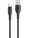 Kabel USAMS U68 USB-C 2A Fast Charge 1m czarny/black SJ501USB01