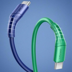 Hurtownia GSM - Kabel USAMS U68 USB-C 2A Fast Charge 1m niebieski/blue SJ501USB03 - USA420BLU - {ean13} - Hurt