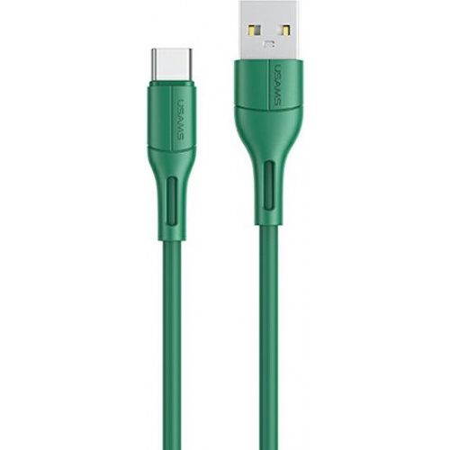 Usams Distributor - 6958444969497 - USA421GRN - USAMS Cable U68 USB-C 2A Fast Charge 1m green SJ501USB04 (US-SJ501) - B2B homescreen