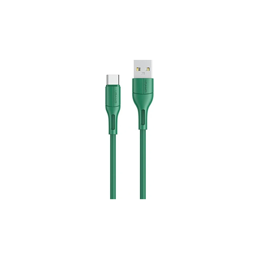 Hurtownia GSM - Kabel USAMS U68 USB-C 2A Fast Charge 1m zielony/green SJ501USB04 - USA421GRN - {ean13} - Hurt