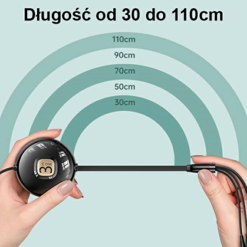 Kabel USAMS U69 3w1 1m niebieski/blue (lightning/microUSB/USB-C) SJ508USB02