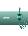 Hurtownia GSM - Kabel USAMS U69 3w1 1m zielony/green (lightning/microUSB/USB-C) SJ508USB03 - USA424GRN - {ean13} - Hurt