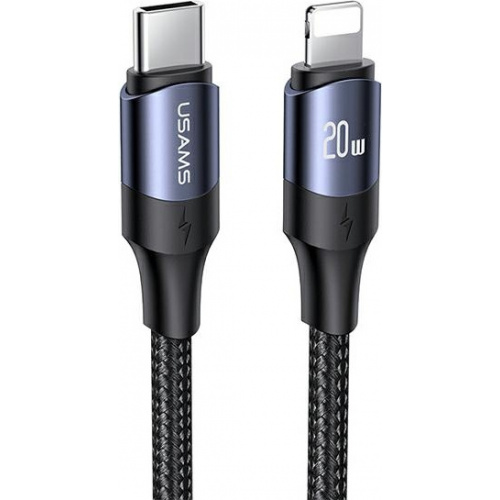 Usams Distributor - 6958444973302 - USA429BLK - USAMS Cable U71 USB-C - Lightning 1,2m 20W PD Fast Charge black SJ521USB01 (US-SJ521) - B2B homescreen