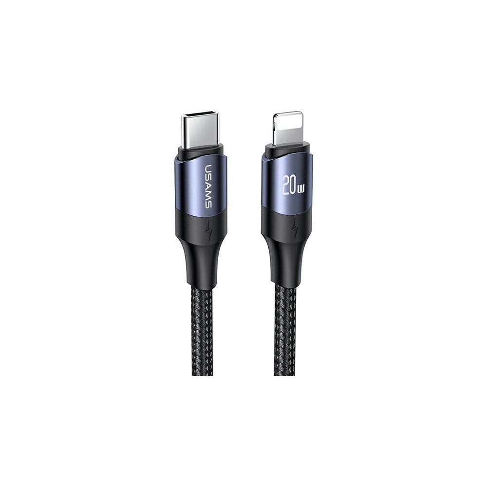 Hurtownia GSM - Kabel USAMS U71 USB-C na Lightning 2m 20W PD Fast Charge černý/black SJ522USB01 - USA430BLK - {ean13} - Hurt