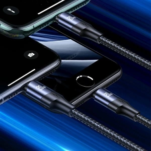 Kabel USAMS U71 USB-C na Lightning 2m 20W PD Fast Charge czarny/black SJ522USB01