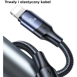 Kabel USAMS U71 USB-C na Lightning 2m 20W PD Fast Charge czarny/black SJ522USB01