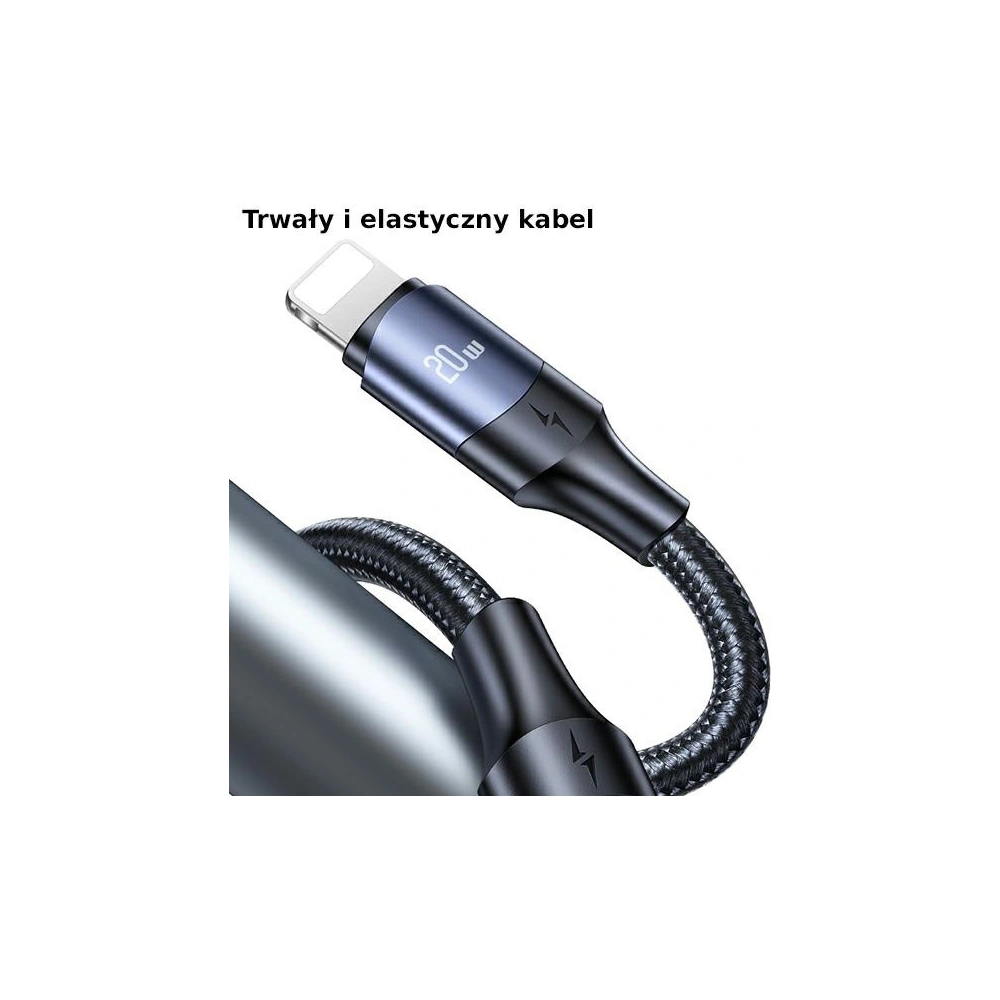 Hurtownia GSM - Kabel USAMS U71 USB-C na Lightning 2m 20W PD Fast Charge černý/black SJ522USB01 - USA430BLK - {ean13} - Hurt