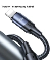 Hurtownia GSM - Kabel USAMS U71 USB-C na Lightning 3m 20W PD Fast Charge czarny/black SJ523USB01 - USA431BLK - {ean13} - Hurt