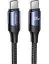 Kabel USAMS U71 USB-C na USB-C 3m 100W PD Fast Charge czarny/black SJ526USB01