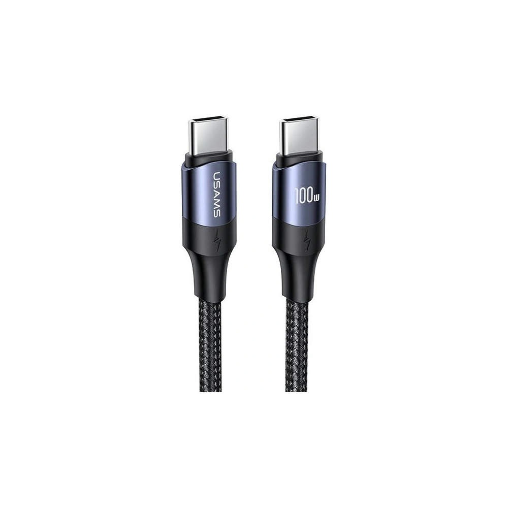 Hurtownia GSM - Kabel USAMS U71 USB-C na USB-C 3m 100W PD Fast Charge černý/black SJ526USB01 - USA434BLK - {ean13} - Hurt