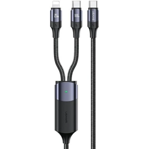 Wholesale USAMS Cable U71 USB-C/Lighning - USB-C 1,2m 100W PD Fast Charge black SJ550USB01 (US-SJ550) - USA435BLK - {ean13} - Hurt