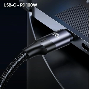 Wholesale USAMS Cable U71 USB-C/Lighning - USB-C 1,2m 100W PD Fast Charge black SJ550USB01 (US-SJ550) - USA435BLK - {ean13} - Hurt