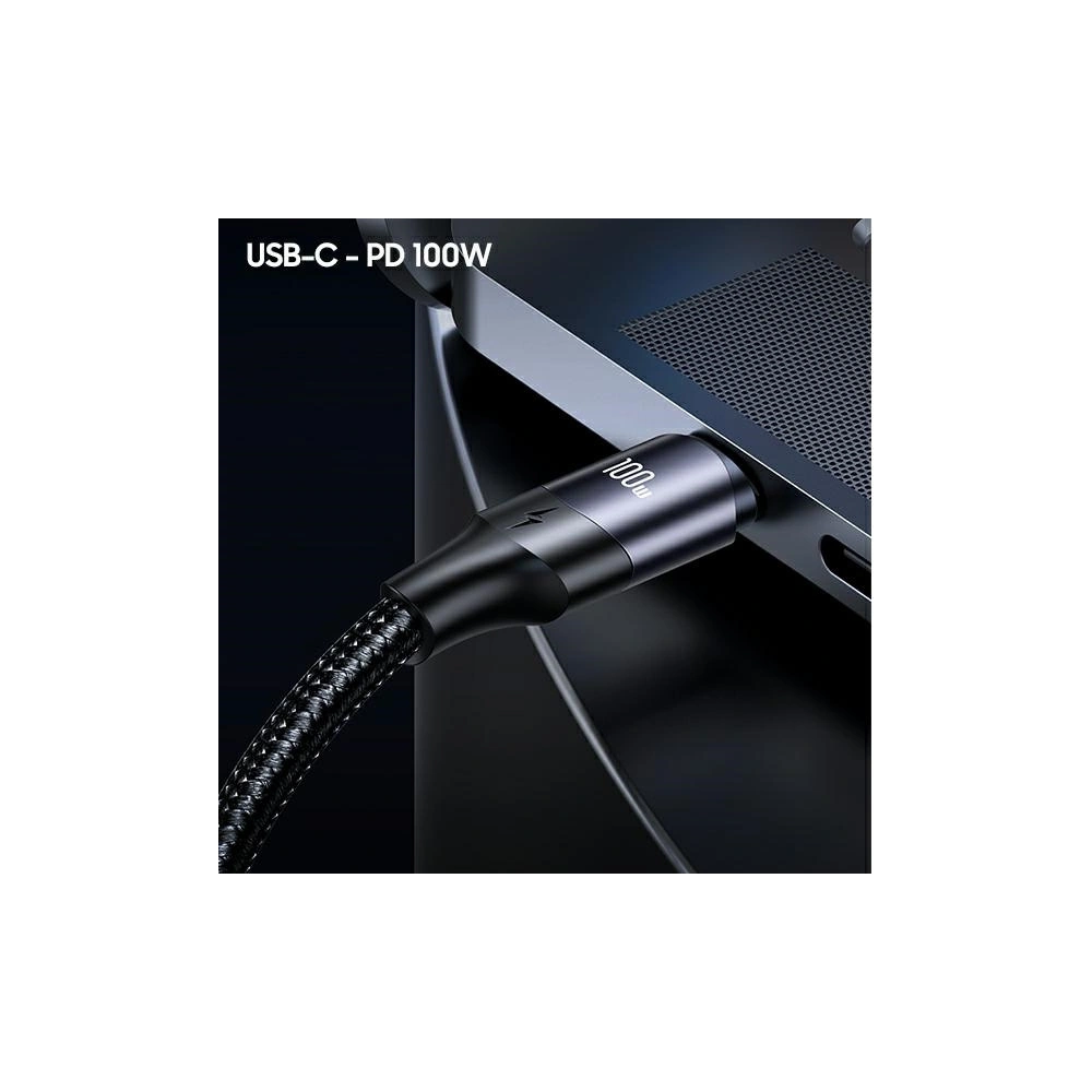 Hurtownia GSM - Kabel USAMS U71 USB-C/Lightning na USB-C 1,2m 100W PD Fast Charge černý/black SJ550USB01 - USA435BLK - {ean13} - Hurt