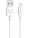 Kabel USAMS U-Turn lightning 1m bílý/white 2A IPUSBXD02