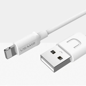 Hurtownia GSM - Kabel USAMS U-Turn lightning 1m biały/white 2A IPUSBXD02 - USA439WHT - {ean13} - Hurt