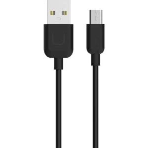 Wholesale USAMS Cable U-Turn microUSB 1m black 2A MICUSBXD01 (US-SJ098) - USA442BLK - {ean13} - Hurt