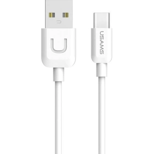 Hurtownia GSM - Kabel USAMS U-Turn USB-C 1m biały/white 2A TCUSBXD02 - USA443WHT - {ean13} - Hurt