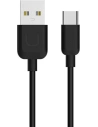 Kabel USAMS U-Turn USB-C 1m czarny/black 2A TCUSBXD01