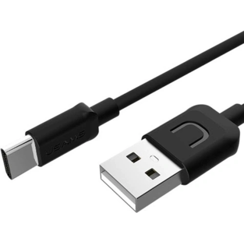 Kabel USAMS U-Turn USB-C 1m czarny/black 2A TCUSBXD01