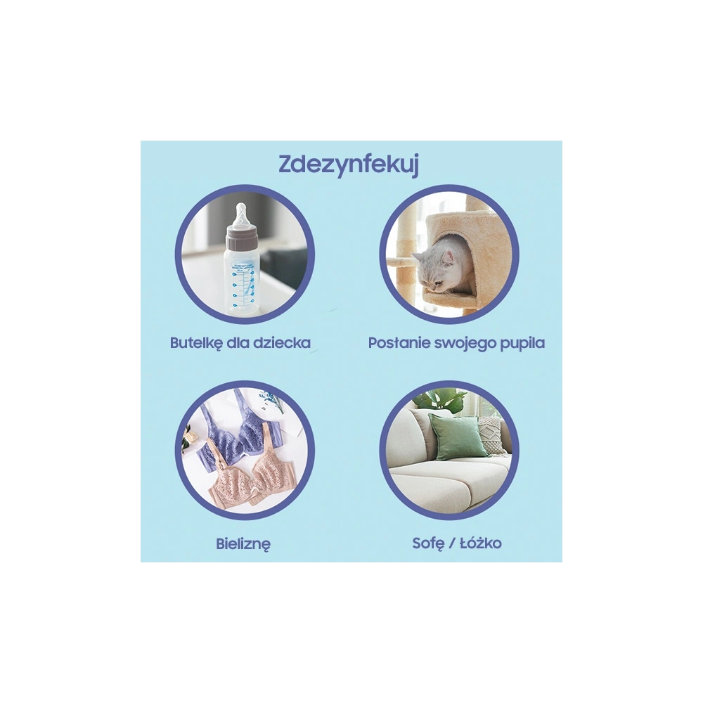 Hurtownia GSM - Dezinfekční mini UV-C lampa USAMS ruční sterilizátor bílá/white ZB159XDD01 - USA448WHT - {ean13} - Hurt