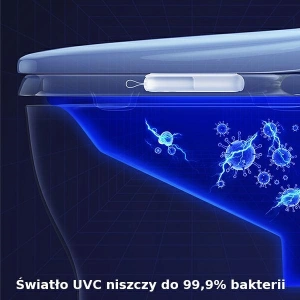 Hurtownia GSM - Lampa na dezinfekci toalety UV-C USAMS ruční sterilizátor bílá/white ZB210XDH01 - USA449WHT - {ean13} - Hurt