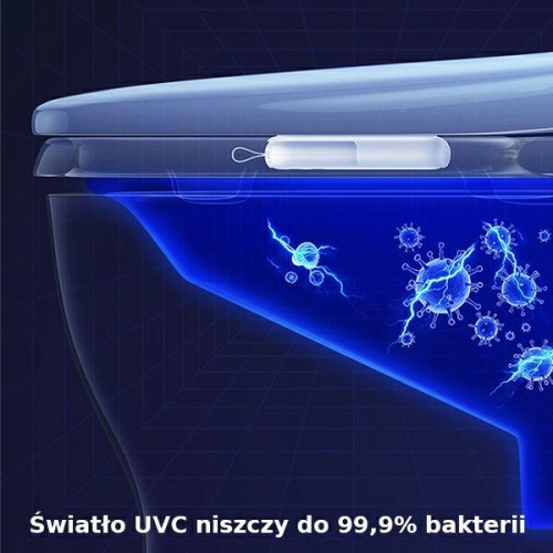 Lampa do dezynfekcji toalety UV-C USAMS ręczna sterylizator biały/white ZB210XDH01
