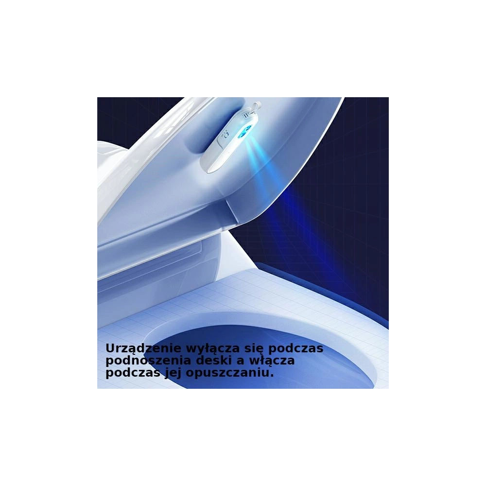 Hurtownia GSM - Lampa na dezinfekci toalety UV-C USAMS ruční sterilizátor bílá/white ZB210XDH01 - USA449WHT - {ean13} - Hurt