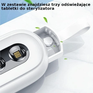 Hurtownia GSM - Lampa do dezynfekcji toalety UV-C USAMS ręczna sterylizator biały/white ZB210XDH01 - USA449WHT - {ean13} - Hurt
