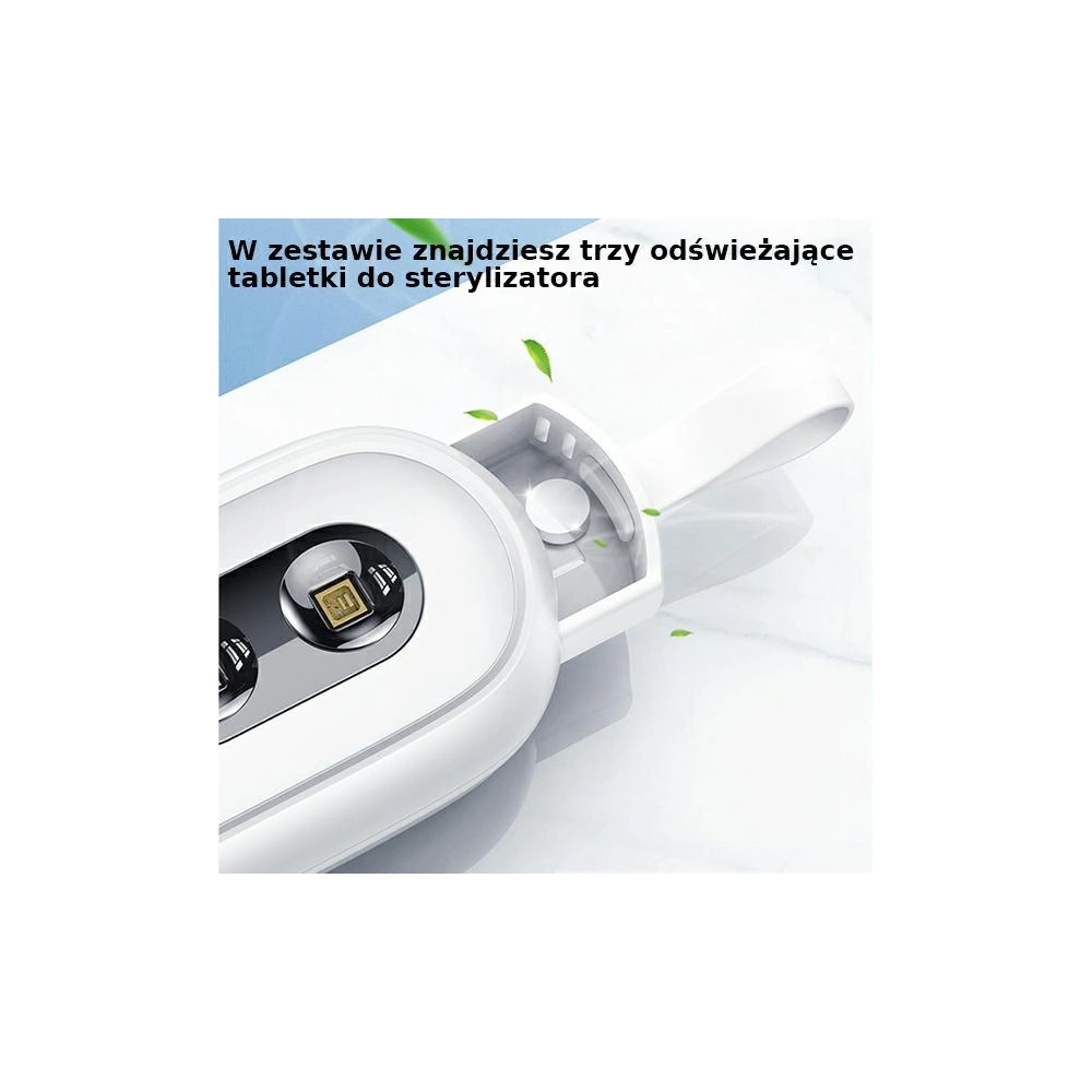 Hurtownia GSM - Lampa na dezinfekci toalety UV-C USAMS ruční sterilizátor bílá/white ZB210XDH01 - USA449WHT - {ean13} - Hurt