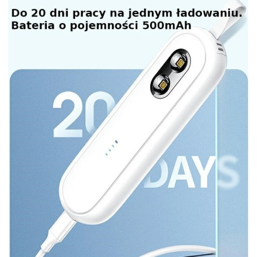 Lampa do dezynfekcji toalety UV-C USAMS ręczna sterylizator biały/white ZB210XDH01