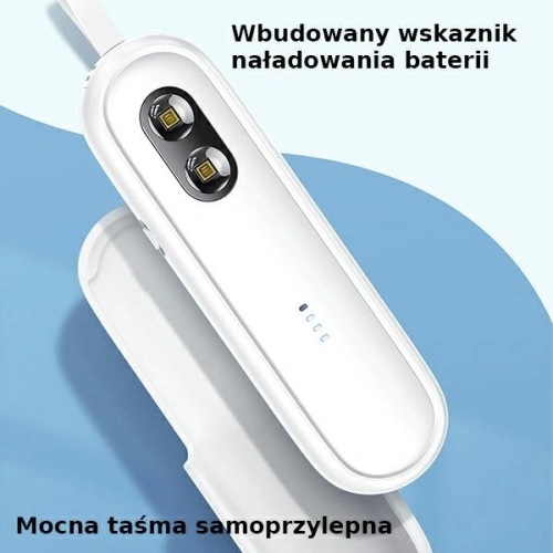 Lampa do dezynfekcji toalety UV-C USAMS ręczna sterylizator biały/white ZB210XDH01