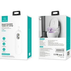 Hurtownia GSM - Lampa do dezynfekcji toalety UV-C USAMS ręczna sterylizator biały/white ZB210XDH01 - USA449WHT - {ean13} - Hurt