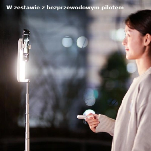 Lampa LED multifunkcyjna USAMS Live Show biały/white ZB20901