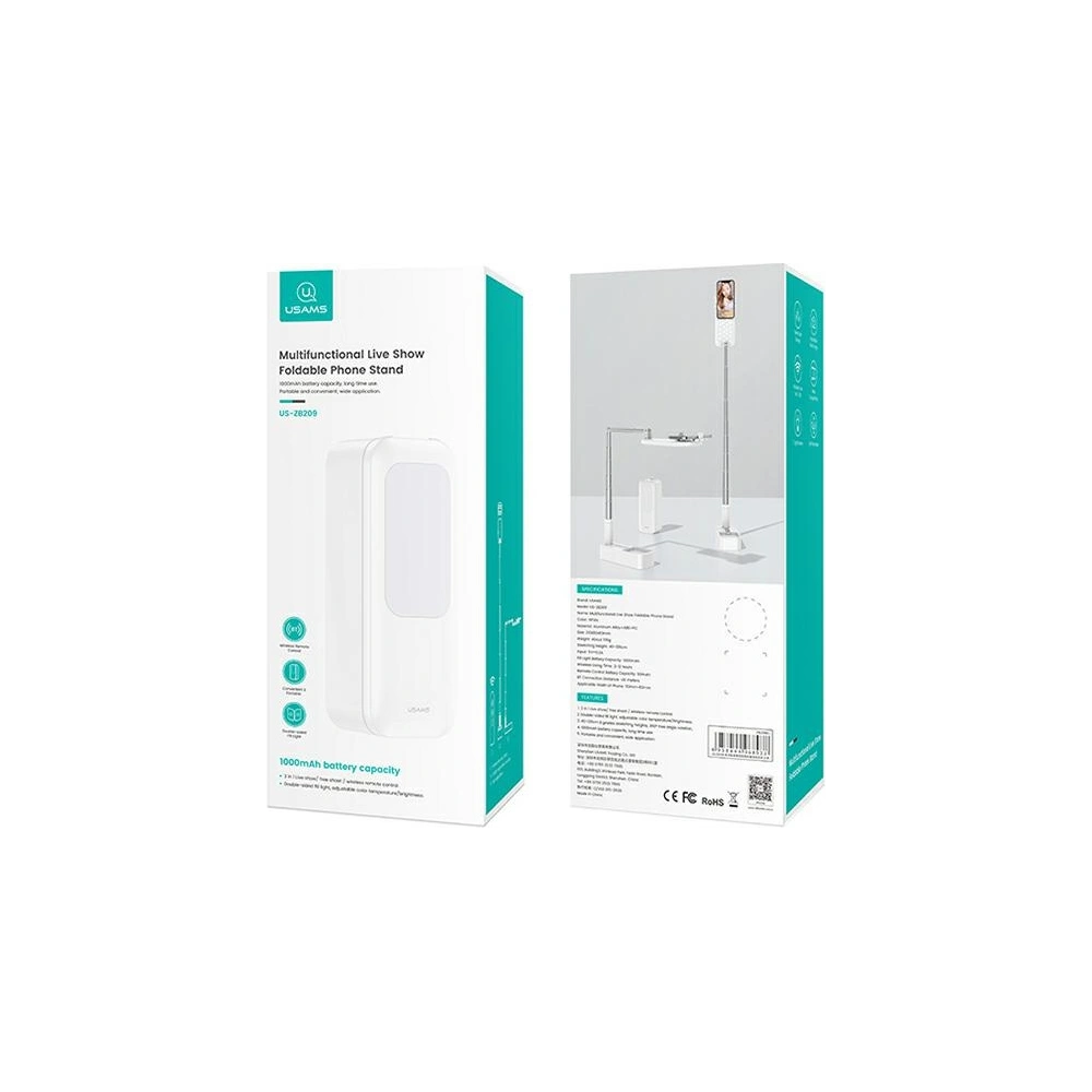 Hurtownia GSM - Lampa LED multifunkcyjna USAMS Live Show biały/white ZB20901 - USA450WHT - {ean13} - Hurt