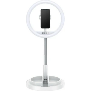 Hurtownia GSM - Lampa pierścieniowa LED ring USAMS biały/white ZB120ZJ02 - USA451WHT - {ean13} - Hurt