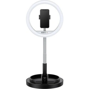Hurtownia GSM - Lampa pierścieniowa LED ring USAMS czarny/black ZB120ZJ01 - USA452BLK - {ean13} - Hurt
