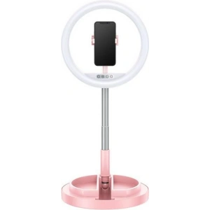 Hurtownia GSM - Lampa pierścieniowa LED ring USAMS różowy/pink ZB120ZJ03 - USA453PNK - {ean13} - Hurt